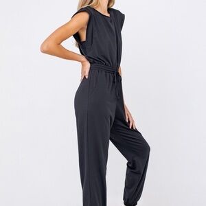 Pact Black Jumpsuit